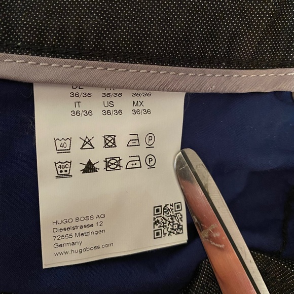 HUGO BOSS Men’s Grey Jeans Sz 36 - Picture 9 of 10